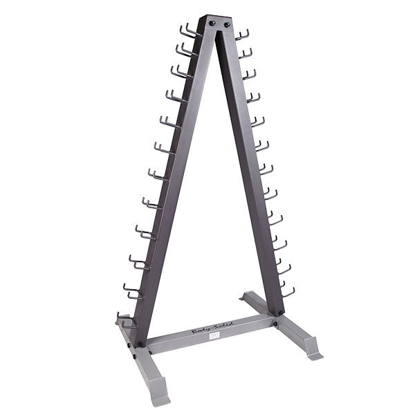 Body-Solid - 12 Pair Vinyl Rack with Rack, Includes GDR24 and pairs Vi –  Weight Room Equipment